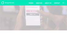Tablet Screenshot of designatives.com